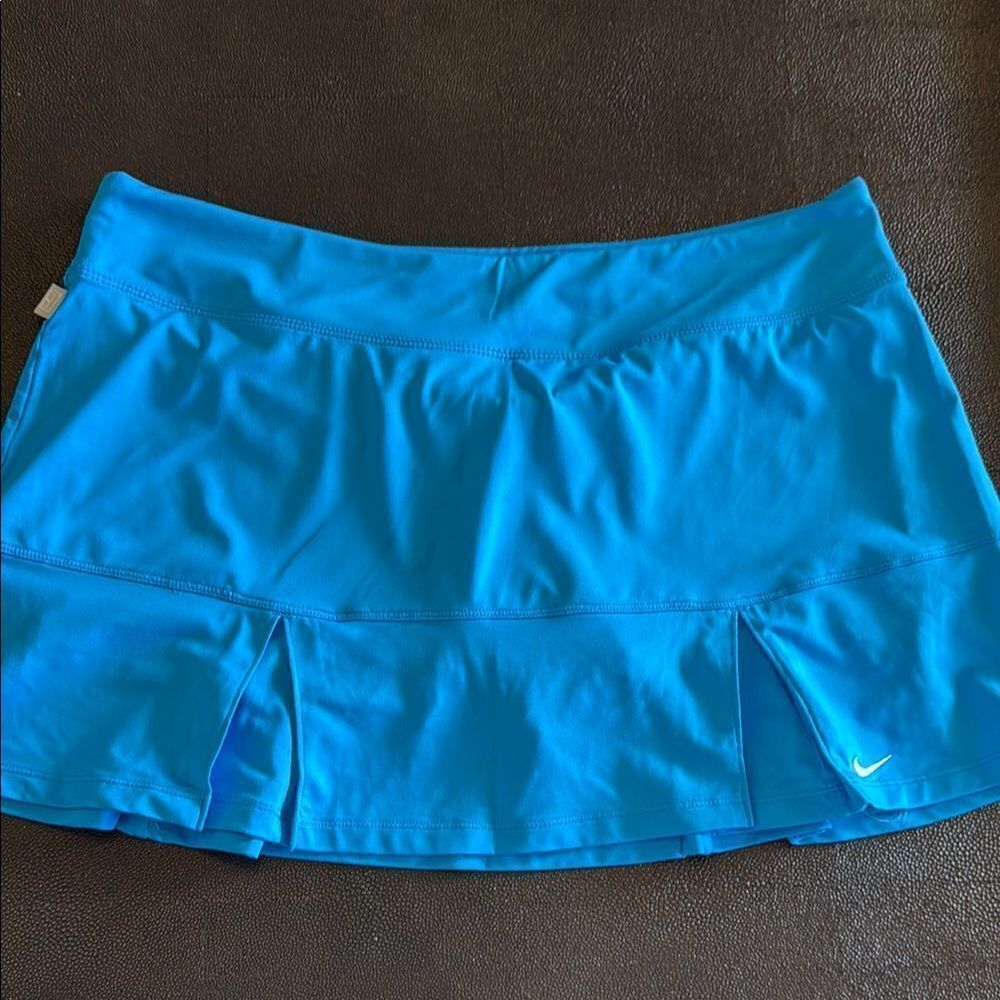 Nike Dri-fit Teal Blue Tennis  Skort Pleated size XL